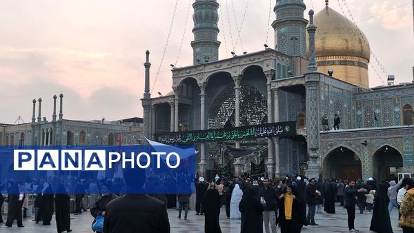 مراسم عزاداری شام شهادت امام هادی(ع) در حرم بانوی کرامت 