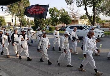 بروجن، میزبان کاروان پیاده انصار الحسین 