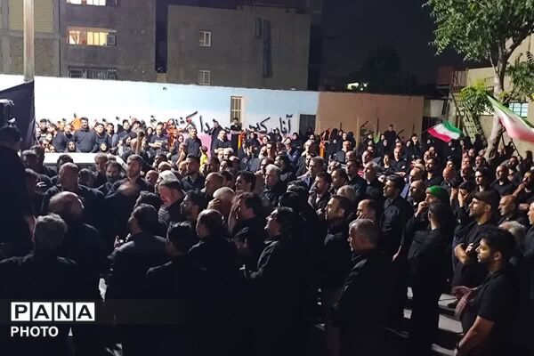 تجمع مردمی شهر صباشهر همزمان با مراسم شام غریبان  