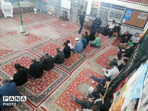 برگزاری آیین  بزرگداشت آیت الله سید علی خامنه ای در مسجد جامع شهر بار