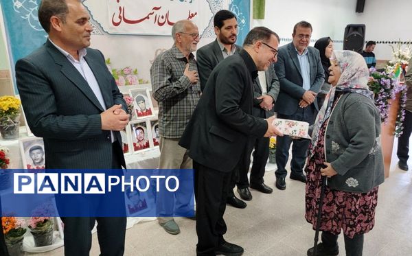 نخستین مراسم گرامیداشت یاد و خاطره معلمان آسمانی آموزش و پرورش شهرستان نظرآباد