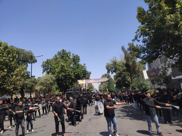 مراسم عزاداری عاشورای حسینی در شهرستان نیشابور 