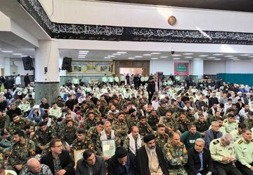 گرامیداشت یاد خاطره شهدای اقتدار فراجای غرب‌ استان تهران