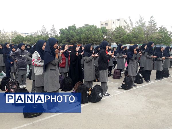 مراسم سوگواری شهید مجاهد سید حسن نصرالله در ناحیه ۷ مشهد