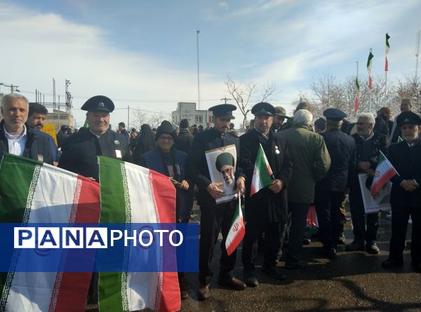 حماسه‌آفرینی دیگر از مردم منطقه رضویه در راهپیمایی 22بهمن