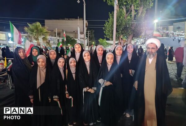 نود و نهمین تجمع مردمی فردیس با حضور عاشقانه