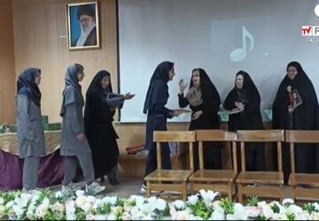 اختتامیه جشنواره خوارزمی در دبیرستان آرمیتا مصلی نژاد