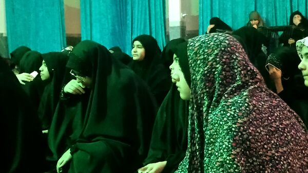  مراسم باشکوه اعتکاف دانش‌آموزی در مسجد قمربنی‌هاشم  محمدشهر کرج