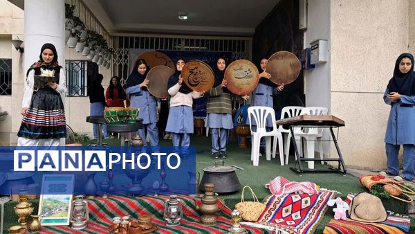 طلوع فرهنگ مازندران در دبیرستان شهید بهداشت قائمشهر