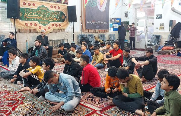 حضور مسئولان آموزش و پرورش در جمع دانش آموزان معتکف جلگه رخ