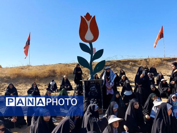 سفر دانش‌آموزان دختر ناحیه۶ مشهد به راهیان نور