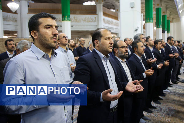 آیین خطبه خوانی خادمان حرم حضرت معصومه(س) به مناسبت روز قم