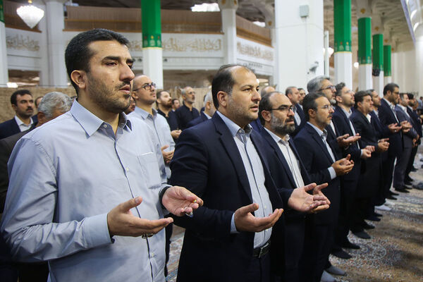 آیین خطبه خوانی خادمان حرم حضرت معصومه(س) به مناسبت روز قم