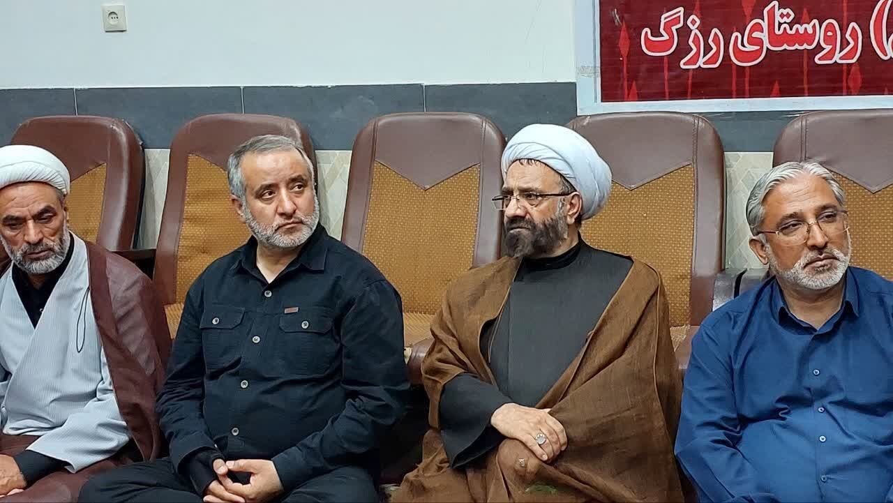 حضور استاندار خراسان جنوبی در جمع عزاداران روستاهای « رزگ » و « شوکت آباد » بیرجند 