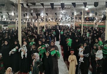 اجتماع بزرگ شیرخوارگان حسینی در قشم
