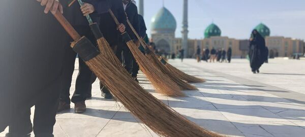 آیین جاروکشی مسجد مقدس جمکران