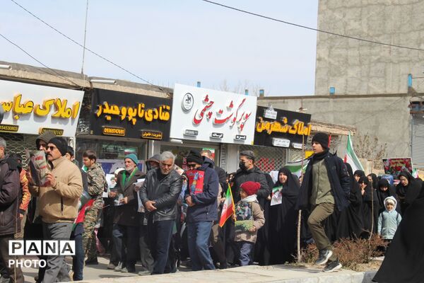 مردم فاروج باری دیگر در روز قدس حماسه آفریدند 