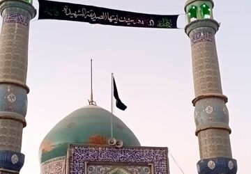 استقبال حماسی مردم قشم از دو شهید گمنام 