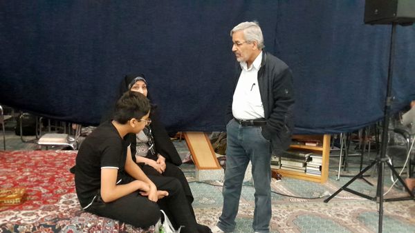 معتکفین با خانواده های خود دیدار کردند 