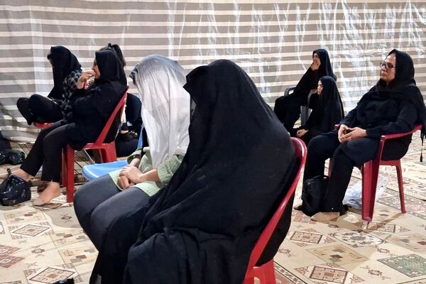 عزاداری سالار شهیدان شب سوم محرم در دبیرستان شهید دستغیب ناحیه۳ شیراز 