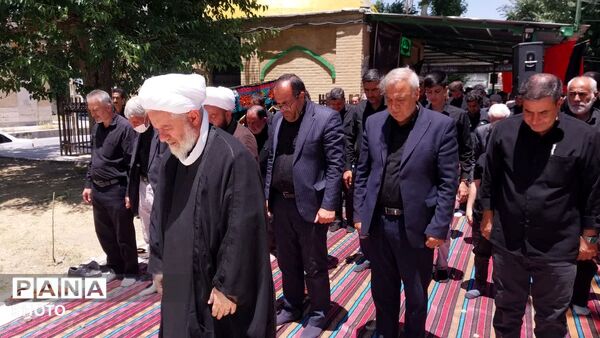 تجلی پیوند مسئولان و مردم اسدآباد در سوگ سیدالشهدا (ع)