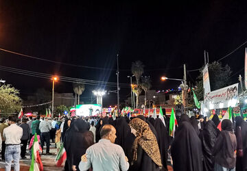 تجمع شهروندان پلدختر در حمایت و دفاع از کشور