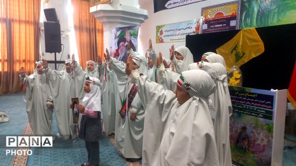گرامیداشت دانش آموزان میناب در خلیل آباد