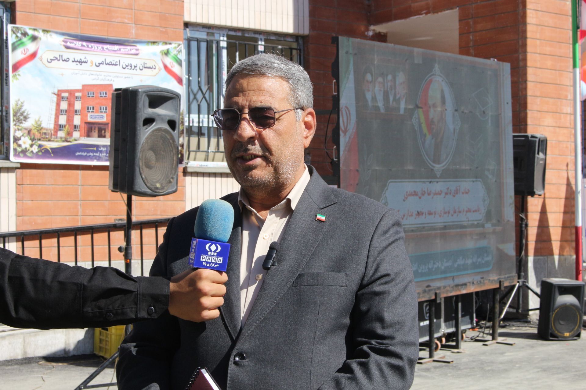 افتتاح دبستان ۱۲ کلاسه پروین اعتصامی در شهرستان خواف
