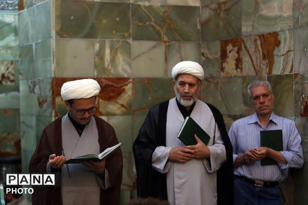 مراسم سالروز شهادت امام جواد(ع) در حرم بانوی کرامت