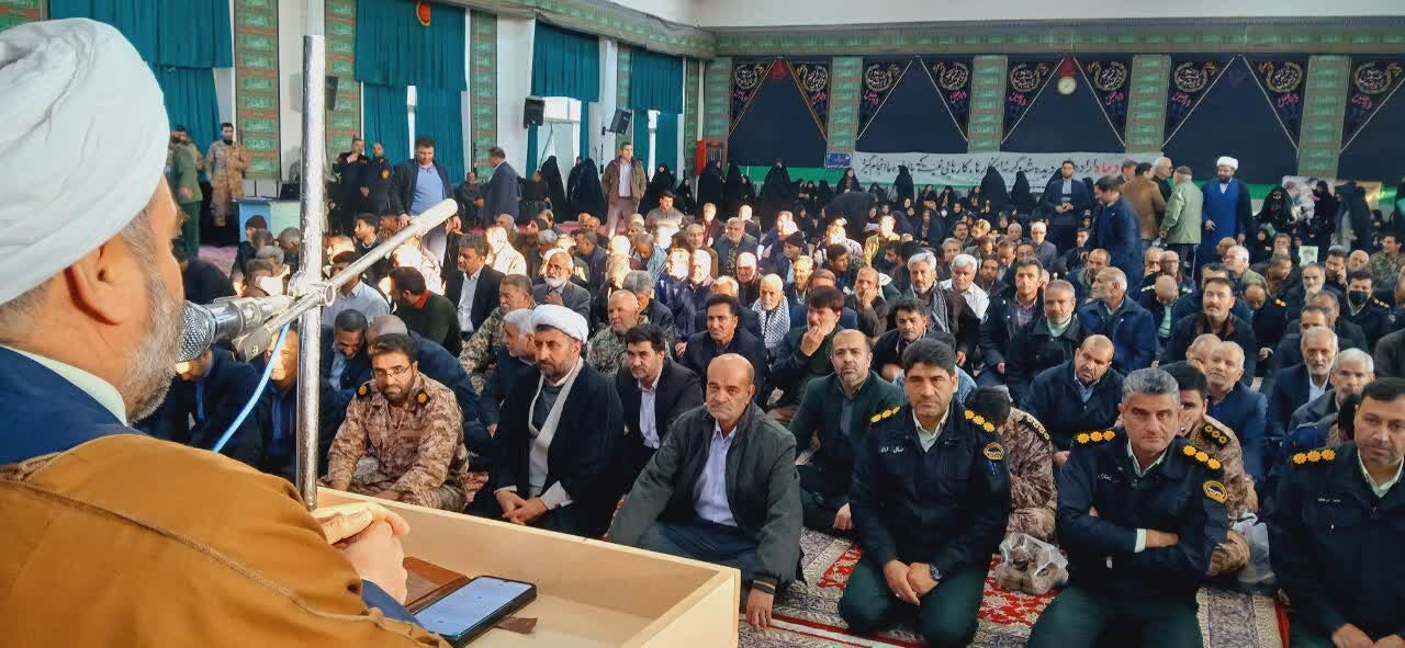 طنین بصیرت و ولایت در خلیل‌آباد؛ حماسه ۹ دی  زنده شد