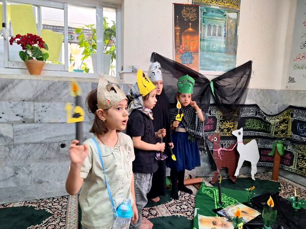 مراسم عزاداری کودکان دارالقران امام علی(ع)