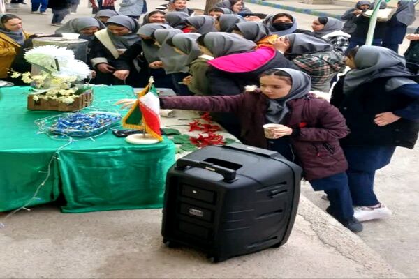 جشن عید مبعث در مدرسه فدک فاروج