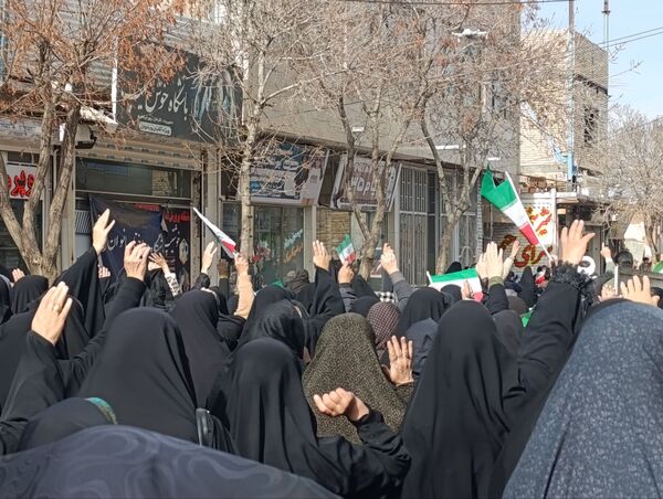 خروش پرشکوه مردم نسر در دفاع از آرمان‌های انقلاب اسلامی در راهپیمایی ۲۲ بهمن