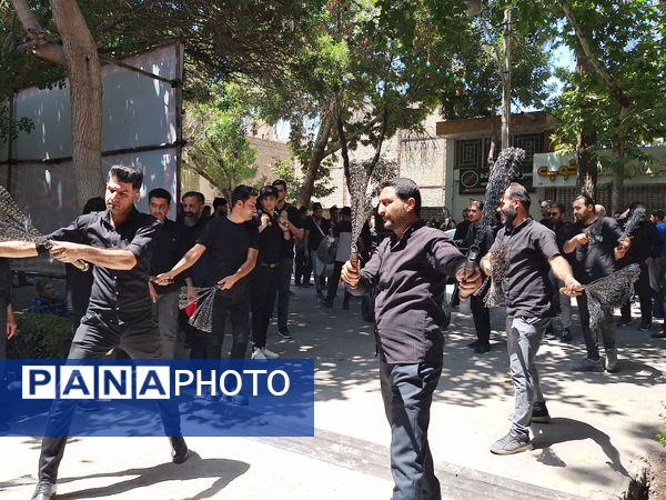 عاشورای حسینی در انگورستان ملک اصفهان