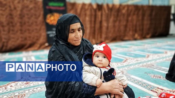 حضور پر شور کودکان مارگونی در مراسم عزاداری ایام فاطمیه