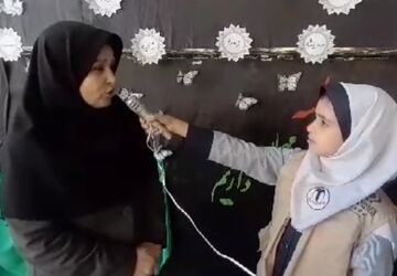 مراسم فاطمیه در دبستان آرمیتا مصلی نژاد ناحیه۷ مشهد