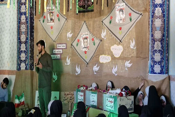 استقبال از شهید گمنام در مدارس گناوه