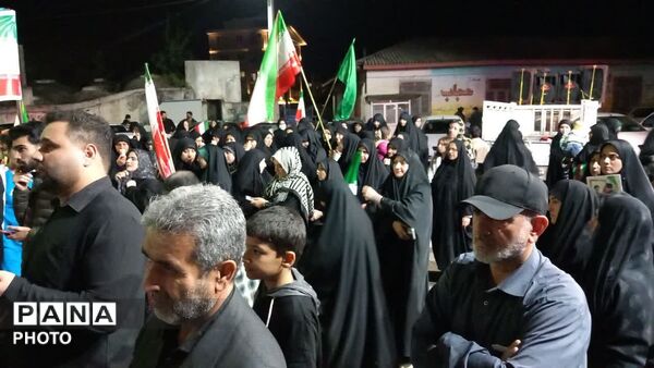 خروش خشکبیجاری ها درچهلمین روز شهادت رهبر شهید وشهدای میناب
