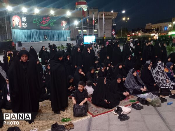فریادِ سرخِ همدان در بدرقه شهید