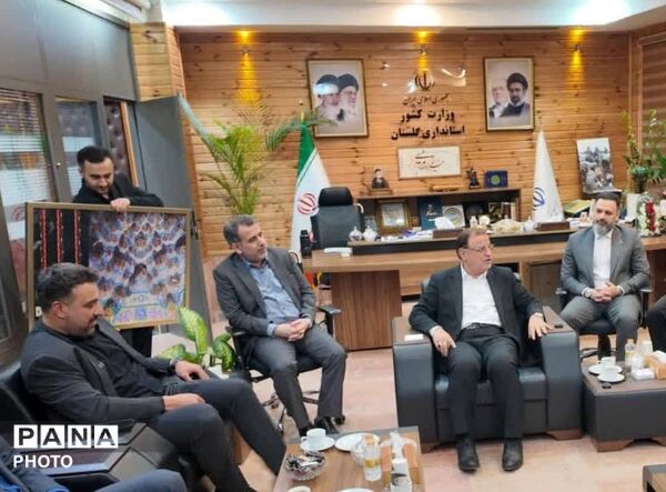 دیدار رئیس و اعضای هیات رئیسه فدراسیون دوومیدانی با استاندار گلستان