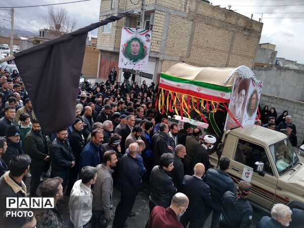 باز هم خون مقدس شهید همه را برای بدرقه فرا خواند