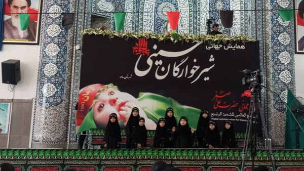 مراسم شیرخوارگان حسینی در مصلی بزرگ امام علی(ع) شهرستان ساوه