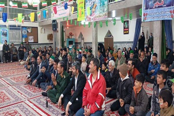 جشن انقلاب به مناسبت راهپیمایی یوم‌الله ۲۲ بهمن در مسجد جامع شهر بار