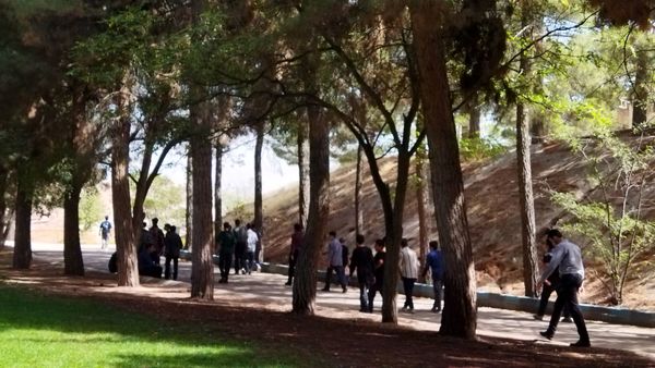 بازدید دانش آموزان پایه دهم دبیرستان شاهد ابوذر غفاری از سد اردوگاه باغرود 