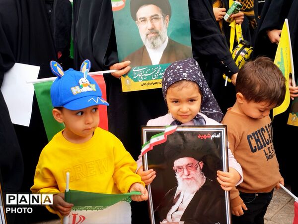 راهپیمایی آخرین جمعه ماه مبارک رمضان در شهرستان شهداد 