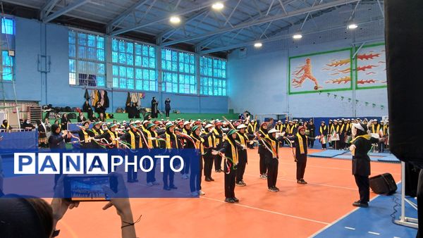  همایش دانش‌آموزی یاوران انقلاب شهرستان ورامین