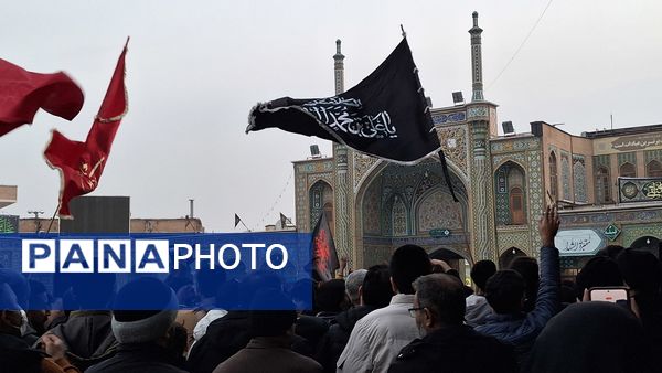 مراسم عزاداری شام شهادت امام هادی(ع) در حرم بانوی کرامت 