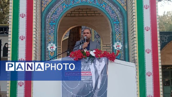 مراسم غبارروبی لاله زار شهرستان نیشابور به مناسبت گرامیداشت هفته معلم 