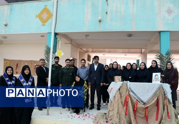 یادواره «لاله‌های روشن» در جم؛ بزرگداشت دانش‌آموز شهید حسین صافی در ریحانه‌النبی