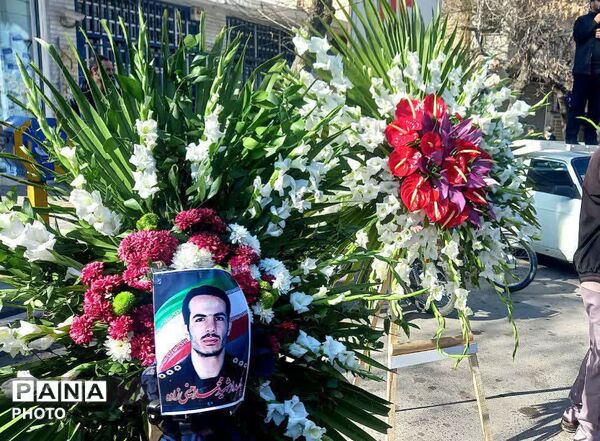 نهاوند فرزندان شهیدش را در آغوش گرفت